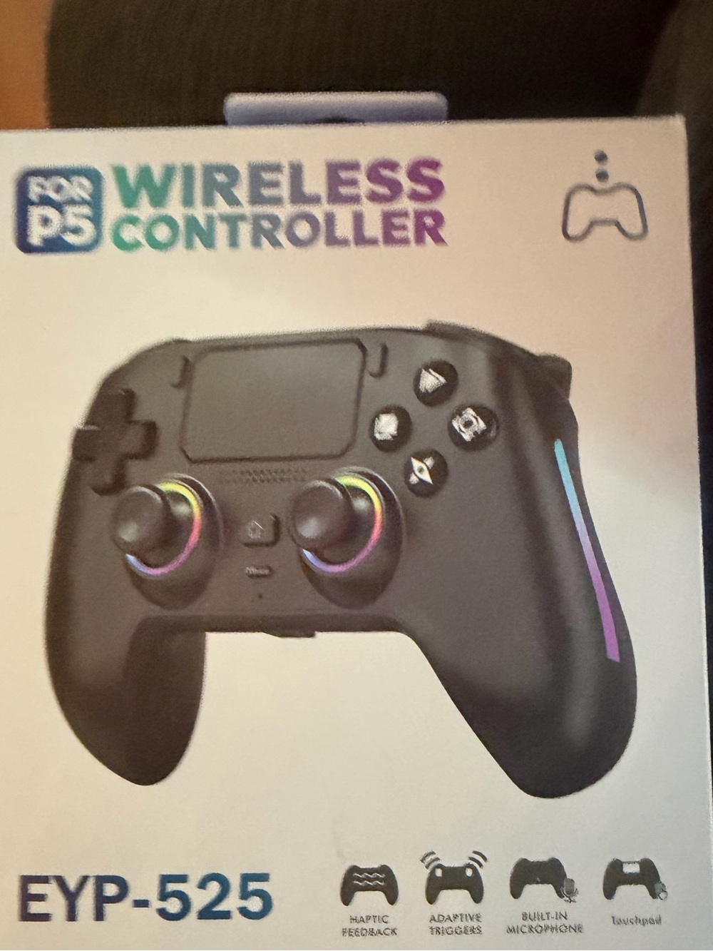 PS5- Green Brand New Controller with LED Lights - Picture 3 of 8